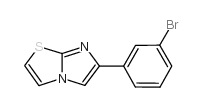 6-(3-溴-苯基)-咪唑并[2,1-b]噻唑结构式