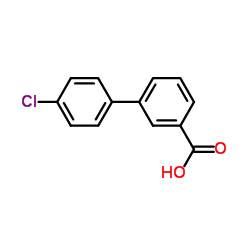 4'-Chloro-3-biphenylcarboxylic acid structure