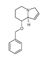 (8R,8aS)-8-benzyloxy-3,5,6,7,8,8a-hexahydroindolizine结构式