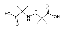α,α'-hydrazo-di-isobutyric acid Structure