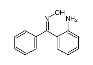anti-2-aminobenzophenone oxime Structure