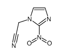 (9ci)-2-硝基-1H-咪唑-1-乙腈结构式