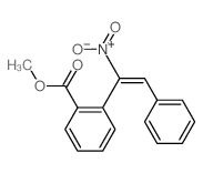 methyl 2-[(E)-1-nitro-2-phenyl-ethenyl]benzoate Structure