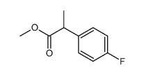 methyl 2-(4-fluorophenyl)propanoate结构式