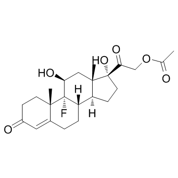 Fludrocortisone acetate structure