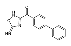 (5-amino-1,2,4-oxadiazol-3-yl)-(4-phenylphenyl)methanone Structure