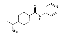 Cyclohexanecarboxamide, 4-[(1R)-1-aminoethyl]-N-4-pyridinyl- (9CI)结构式