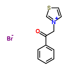 N-Phenacylthiazolium bromide Structure