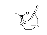 5-ethenyl-4,6,11-trioxa-1-aza-5-silabicyclo[3.3.3]undecan-3-one结构式