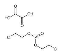 bis(2-chloroethoxy)-oxophosphanium,oxalic acid Structure