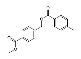 (4-methoxycarbonylphenyl)methyl 4-methylbenzoate Structure
