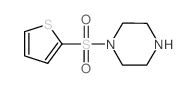 1-(THIOPHEN-2-YLSULFONYL)PIPERAZINE Structure