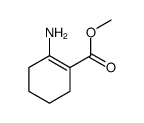 2-氨基-1-环己烯-1-羧酸甲酯结构式