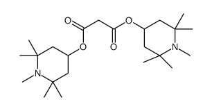 bis(1,2,2,6,6-pentamethylpiperidin-4-yl) propanedioate Structure