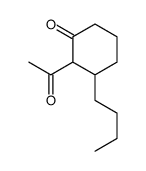 2-acetyl-3-butylcyclohexan-1-one结构式