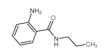 2-氨基-N-丙基苯甲酰胺结构式