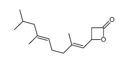 4-(2,6,8-Trimethyl-1,5-nonadienyl)oxetan-2-one Structure