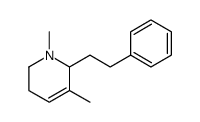 1,5-dimethyl-6-(2-phenylethyl)-3,6-dihydro-2H-pyridine Structure
