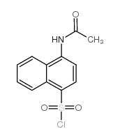 4-乙酰基氨基-萘-1-磺酰氯结构式