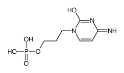 3-(4-amino-2-oxopyrimidin-1-yl)propyl dihydrogen phosphate Structure
