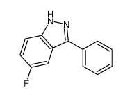 5-fluoro-3-phenyl-1H-indazole结构式