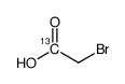 溴乙酸-1-13C酸结构式