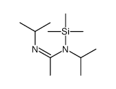 N,N'-di(propan-2-yl)-N-trimethylsilylethanimidamide结构式