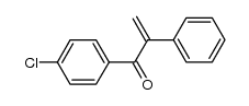1-(4-chlorophenyl)-2-phenylprop-2-en-1-one结构式