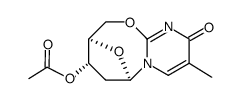 3'-O-Acetyl-O2,5'-cyclothymidin Structure