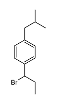 1-(1-bromopropyl)-4-(2-methylpropyl)benzene结构式
