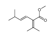 methyl 5-methyl-2-propan-2-ylidenehex-3-enoate结构式