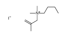 butyl-dimethyl-(2-methylprop-2-enyl)azanium,iodide Structure