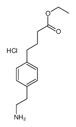 ethyl 4-[4-(2-aminoethyl)phenyl]butanoate,hydrochloride Structure