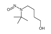 N-tert-butyl-N-(4-hydroxybutyl)nitrous amide Structure