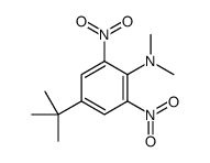 4-tert-butyl-N,N-dimethyl-2,6-dinitroaniline Structure