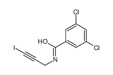 3,5-dichloro-N-(3-iodoprop-2-ynyl)benzamide结构式