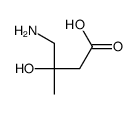 4-amino-3-hydroxy-3-methylbutanoic acid结构式