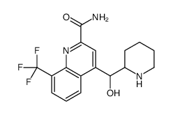 4-[hydroxy(piperidin-2-yl)methyl]-8-(trifluoromethyl)quinoline-2-carboxamide结构式