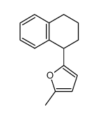 2-methyl-5-(1,2,3,4-tetrahydro-1-naphthyl)furan结构式
