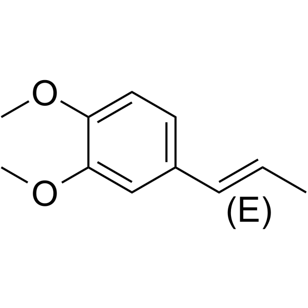 反-甲基异丁香酚结构式
