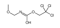2,2,2-trichloroethyl N-(methoxymethyl)carbamate结构式