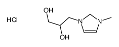 3-(3-methyl-1,2-dihydroimidazol-1-ium-1-yl)propane-1,2-diol,chloride结构式