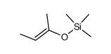 trimethyl[(1-methylpropenyl)oxy]-silane结构式