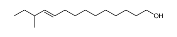 (E)-12-methyltetradec-10-en-1-ol结构式