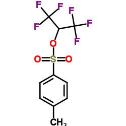 对甲苯磺酸1,1,1,3,3,3-六氟异丙酯结构式