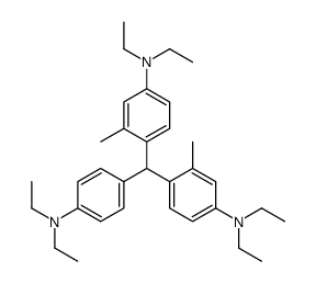 4,4'-[4-(diethylamino)benzylidene]bis[N,N-diethyl-m-toluidine Structure
