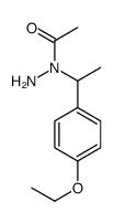 N'-[1-(4-Ethoxyphenyl)ethyl]acetohydrazide结构式