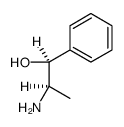 (1S,2R)-2-amino-1-phenylpropan-1-ol结构式