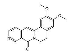 2,3-dimethoxy-5,6-dihydro-8H-isoquino[2,1-b][2,7]naphthyridin-8-one Structure