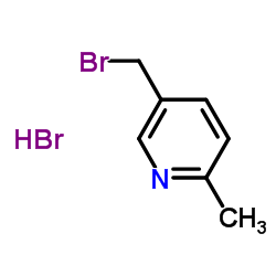 5-(溴甲基)-2-甲基吡啶氢溴酸盐结构式